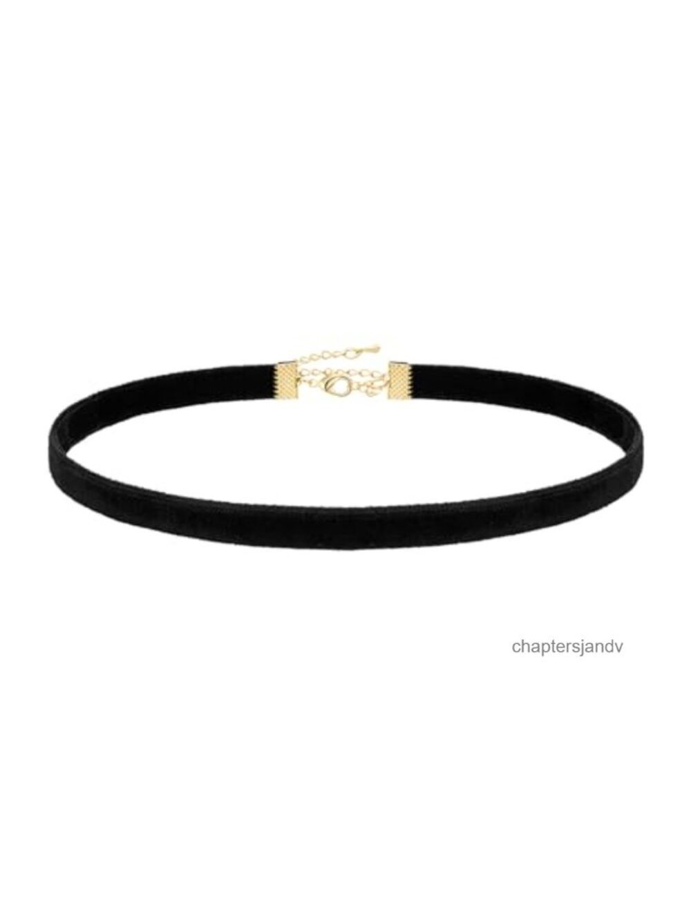 Stretch Velvet Choker Necklace Silver Plated Adjustable 90s Goth Cosplay